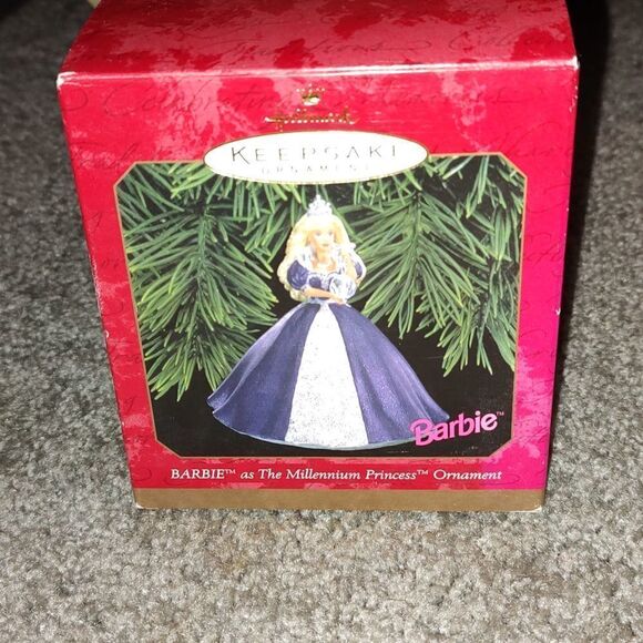 1999 Hallmark Ornament Barbie as the Millennium Princess - Picture 1 of 13